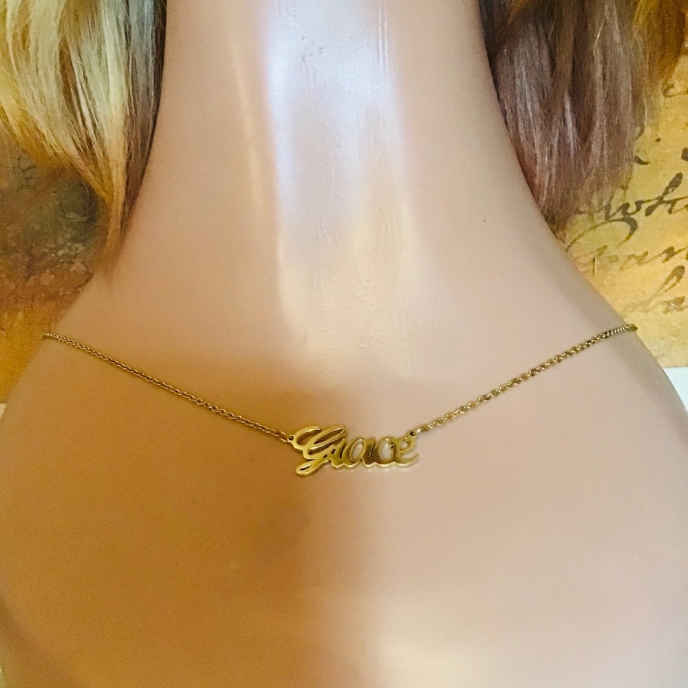 ❤️❤️ Necklace Nameplate Grace Gifts For Women - Picture 2 of 5
